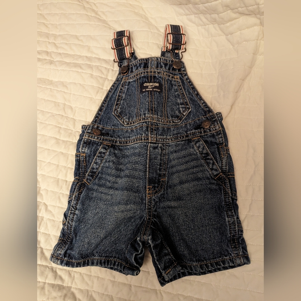 OshKosh demin overalls size 12m